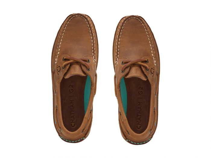 Chatham Marine Kayak Lady G2 - Premium Leather Wide-Fit Boat Shoes