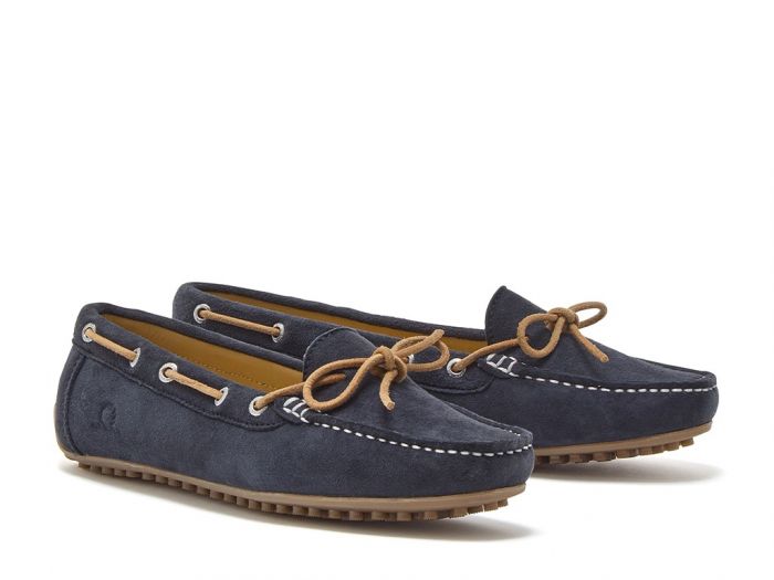 Chatham Marine Lustleigh - Premium Suede Driving Moccasins
