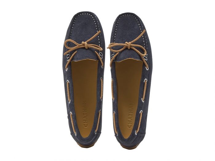 Chatham Marine Lustleigh - Premium Suede Driving Moccasins
