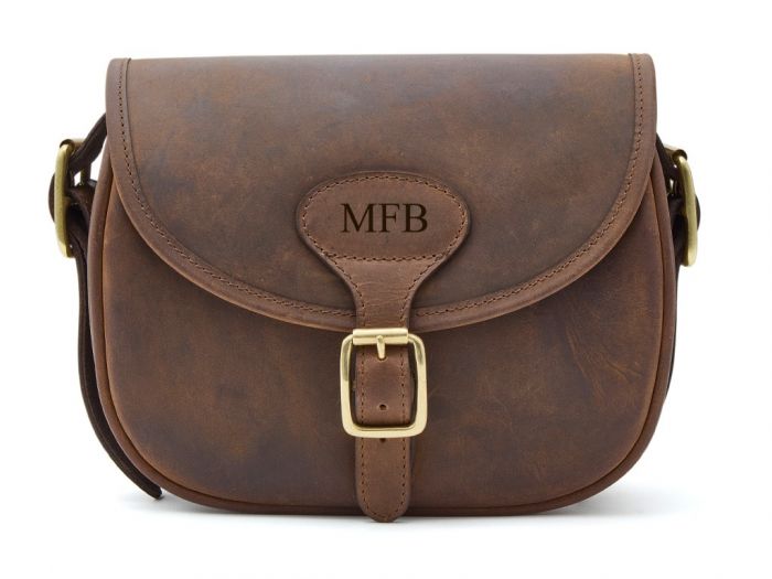Chatham Marine Premium Antique Oiled Leather Cartridge Bag