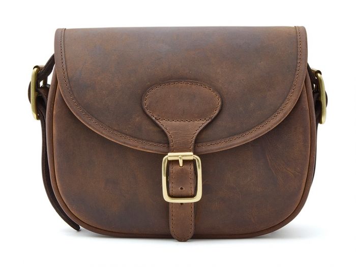 chatham marine Premium Antique Oiled Leather Cartridge Bag