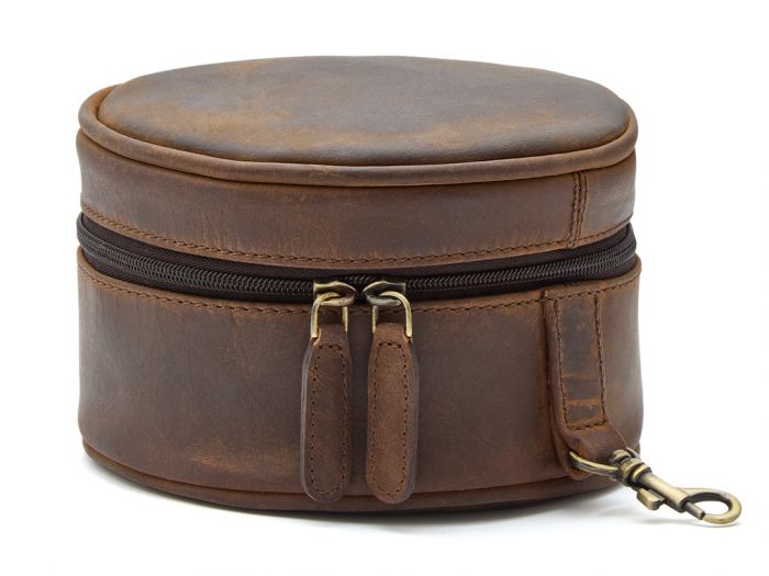 chatham marine Premium Antique Oiled Leather Hearing Protection Case