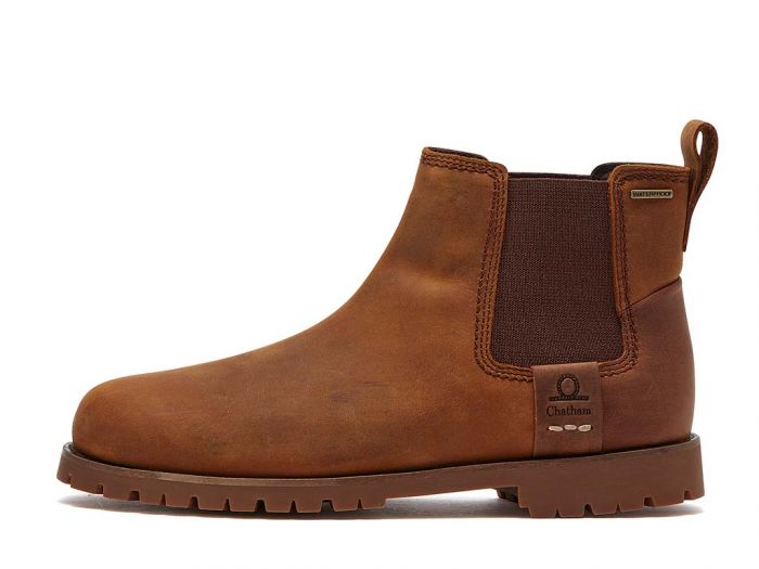 Chatham Marine Southill - Premium Leather Waterproof Chelsea Boots