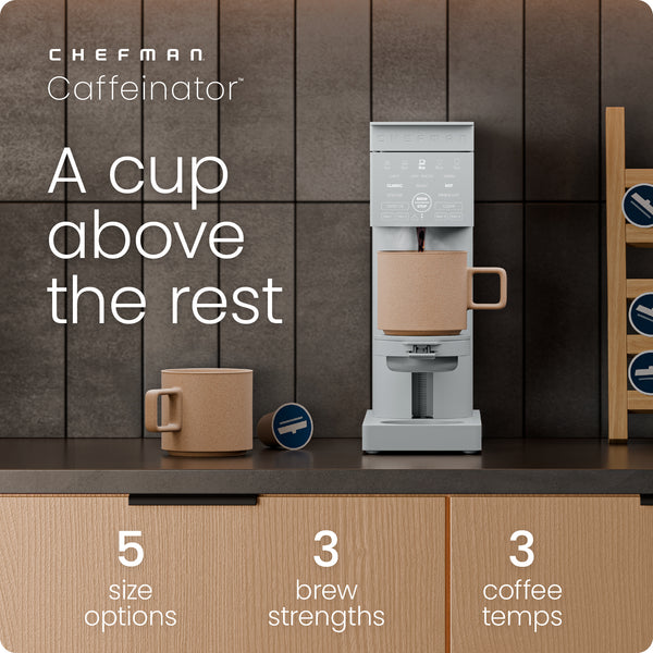 Chefman Caffeinator Single Serve Coffee Maker Coffee Makers U0026 Espresso Machines