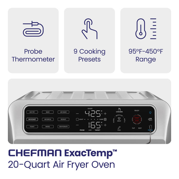 Chefman ExacTemp™ Chefman Oven+Air Fryer