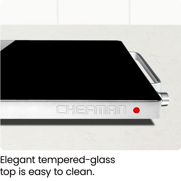Chefman Compact Glasstop Warming Tray Warming Trays