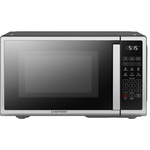 chefman Countertop 0.9 Cu. Ft. Digital Stainless Microwave Oven Microwaves