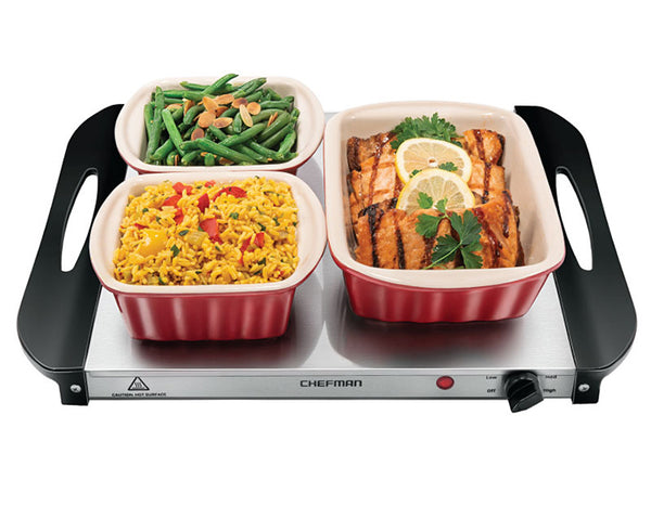 Chefman Electric Buffet Server + Warming Tray Warming Trays