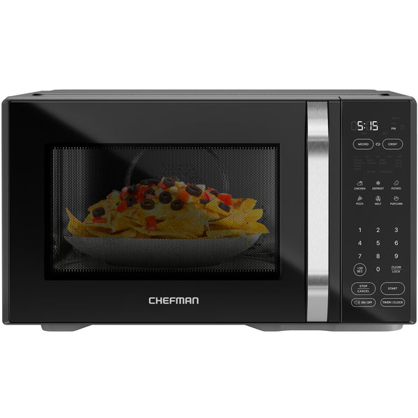 chefman MicroCrisp Countertop 1.1 Cu Ft Digital Microwave Oven Microwaves