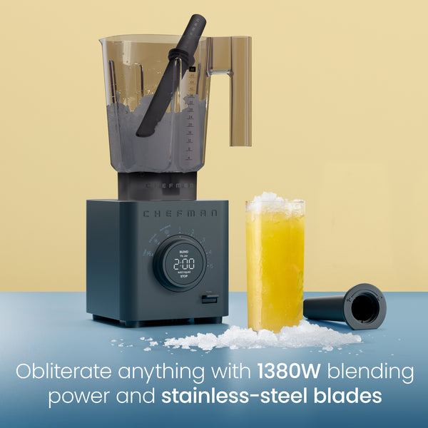 Chefman Obliterator 48oz Power Blender - Midnight Countertop Blenders