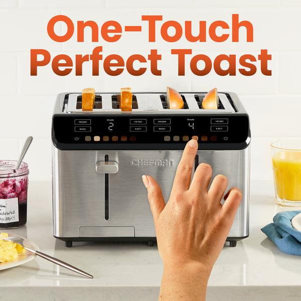 Chefman Smart Touch™ 4 Slice Digital Toaster Toasters