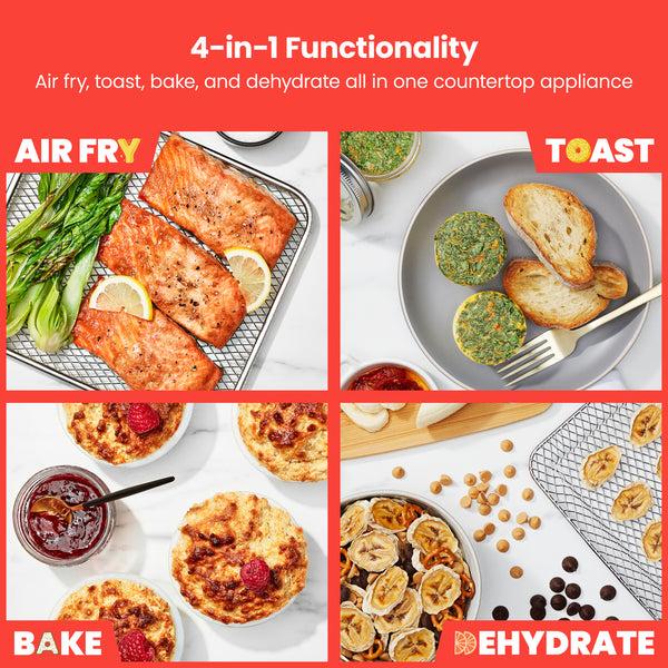 Chefman Toast-Air® Touch Air Fryer + Oven (Black) Toaster Oven Air Fryers