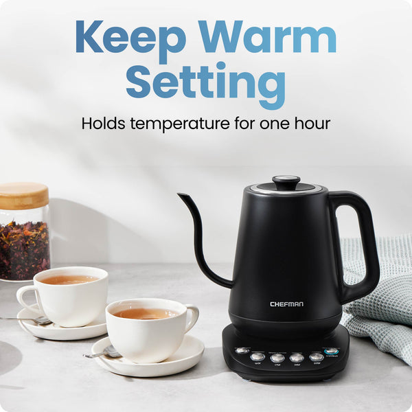 Chefman True Temp Gooseneck Kettle Electric Kettles