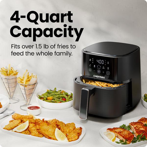 chefman TurboFry® Touch 4-Quart Digital Air Fryer Air Fryers