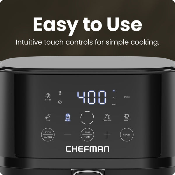 chefman TurboFry® Touch 4-Quart Digital Air Fryer Air Fryers