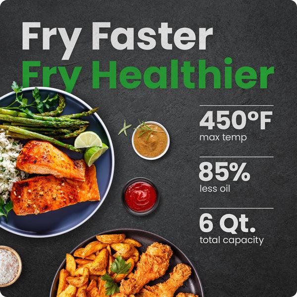 Chefman TurboFry Touch Dual-Window Air Fryer Air Fryers