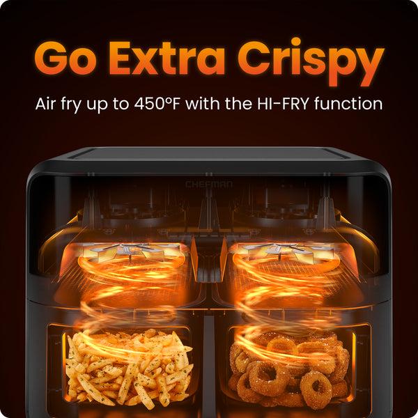 Chefman TurboFry Touch Dual-Window Air Fryer Air Fryers