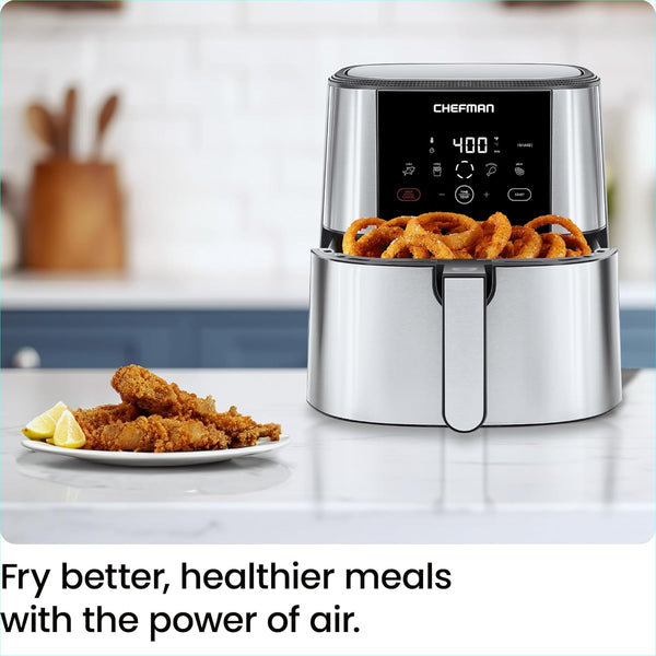 Chefman TurboFry Touch Stainless Air Fryer Air Fryers