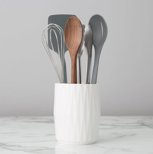 Chef'n 6-Piece Kitchen Utensil Set With Ceramic Crock