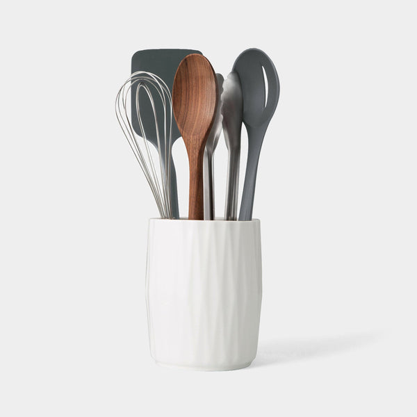 chef'n 6-Piece Kitchen Utensil Set with Ceramic Crock