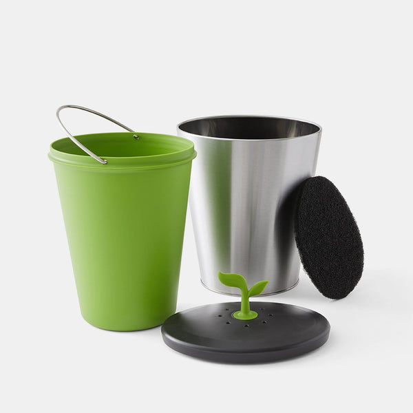 Chef'n Stainless Steel Compost Bin