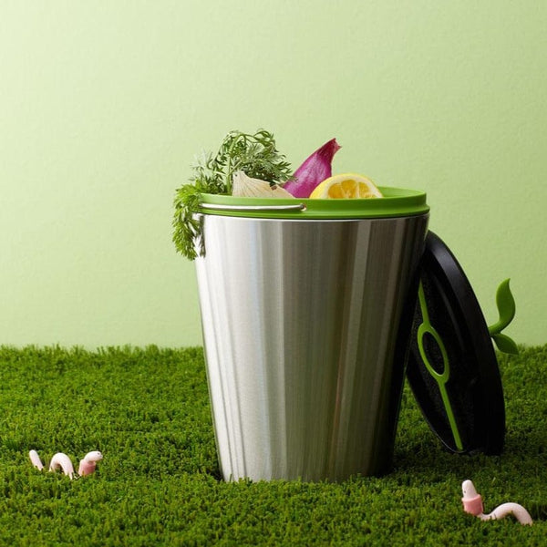 chef'n Stainless Steel Compost Bin