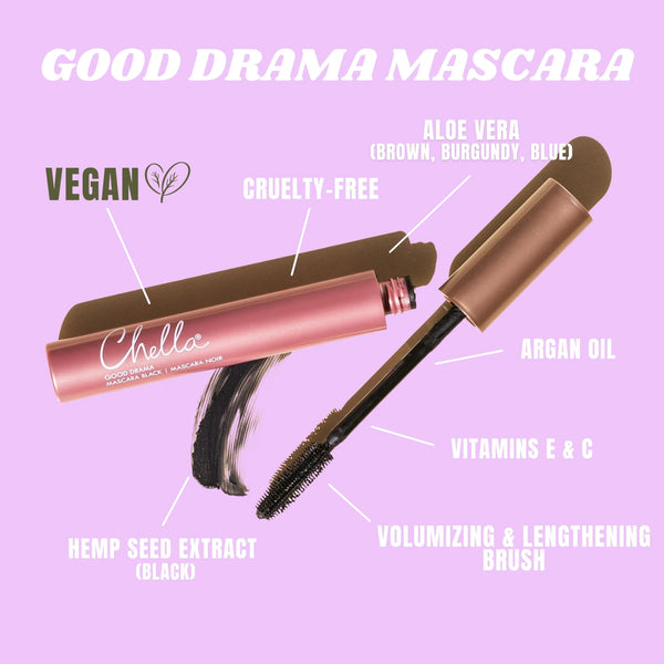 Chella Good Drama Mascara Brown