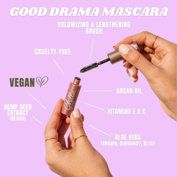Chella Mini Good Drama Mascara Brown