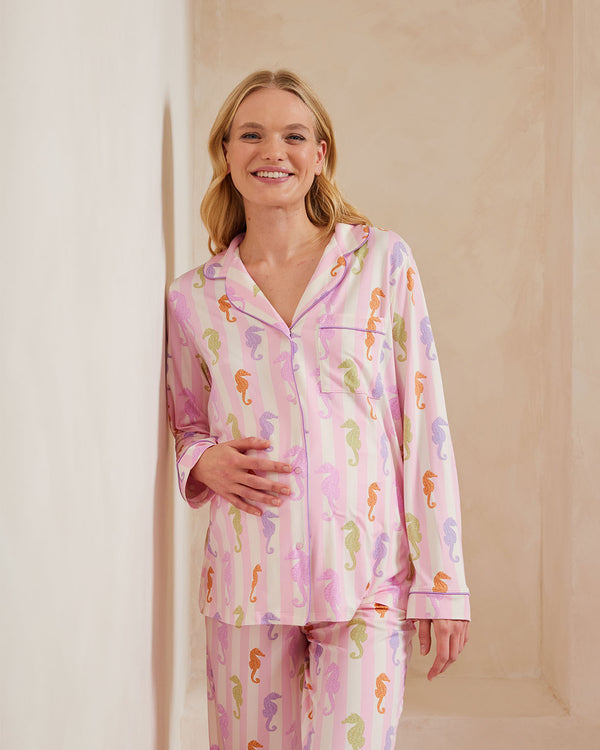Chelsea Peers Long Pyjama Set Maternity