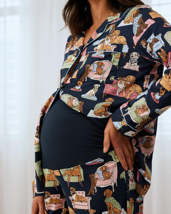 Chelsea Peers Long Pyjama Set Maternity