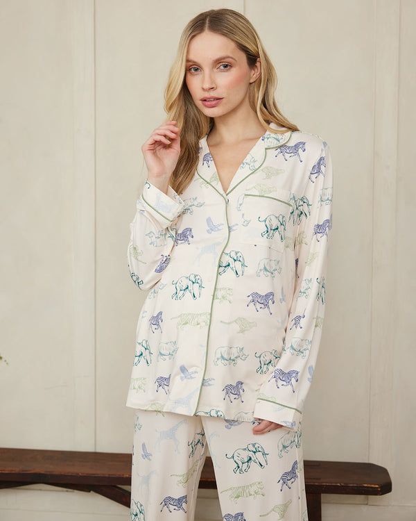Chelsea Peers Long Pyjama Set Maternity