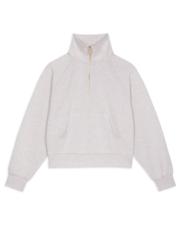 chelsea peers Quarter Zip Sweater