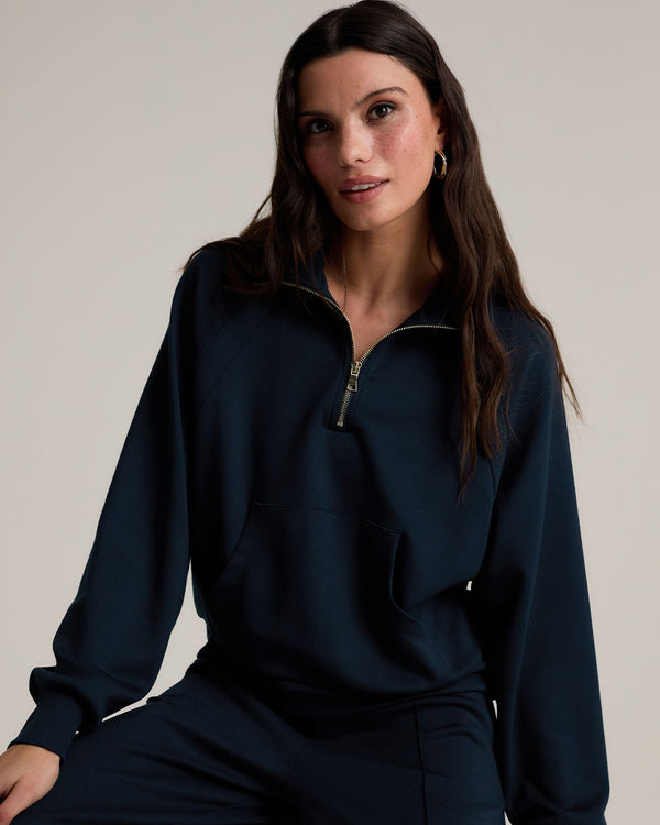 Chelsea Peers Quarter Zip Sweater