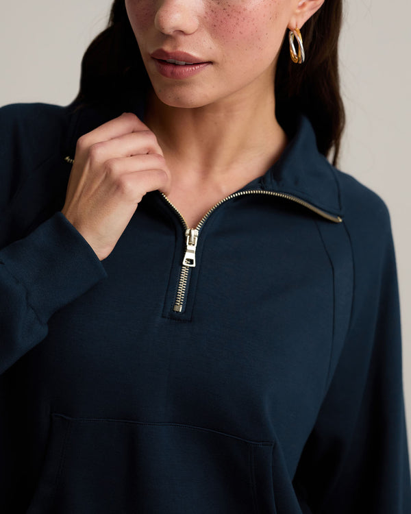 Chelsea Peers Quarter Zip Sweater