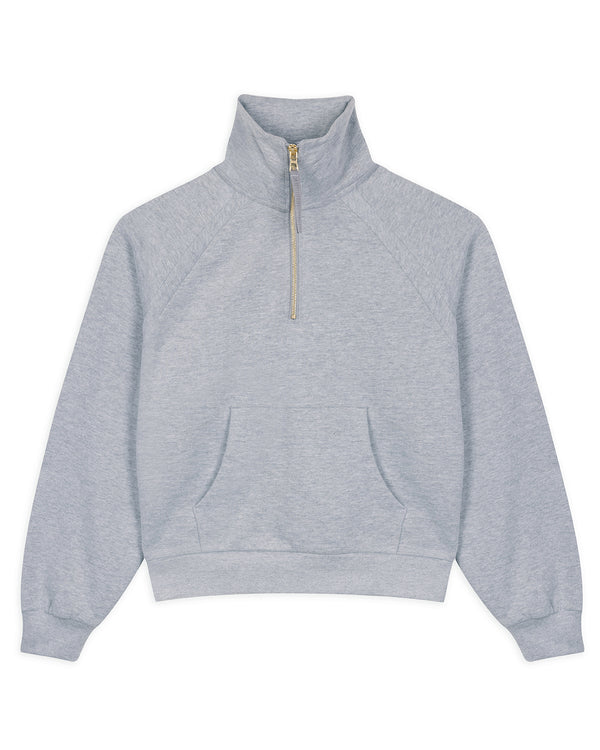 chelsea peers Quarter Zip Sweater