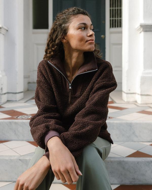 Chelsea Peers Quarter Zip Sweater