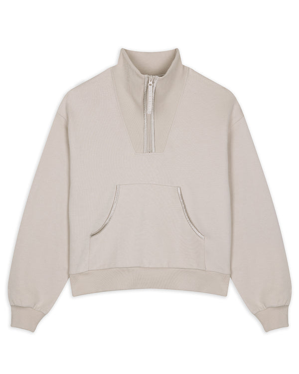 chelsea peers Quarter Zip Sweater