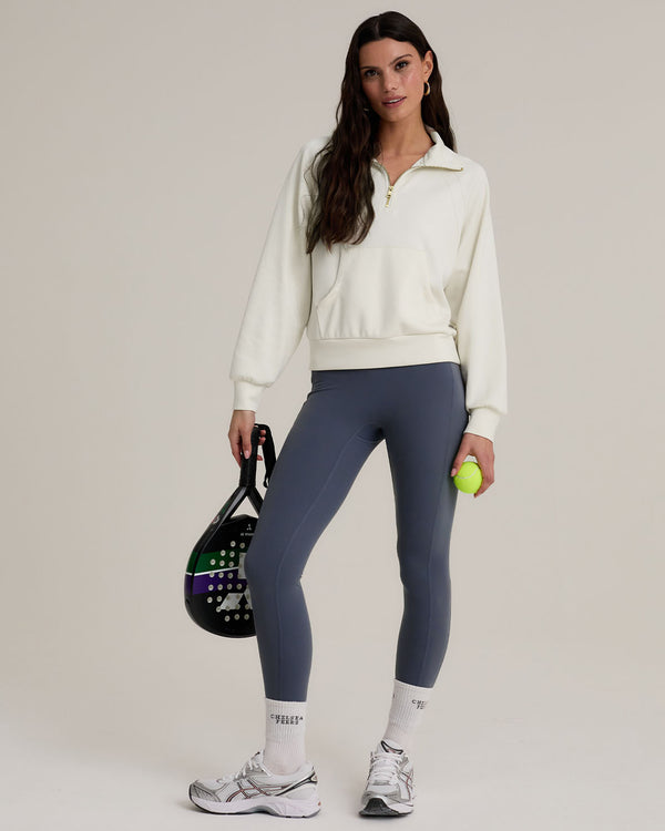 chelsea peers Quarter Zip Sweater