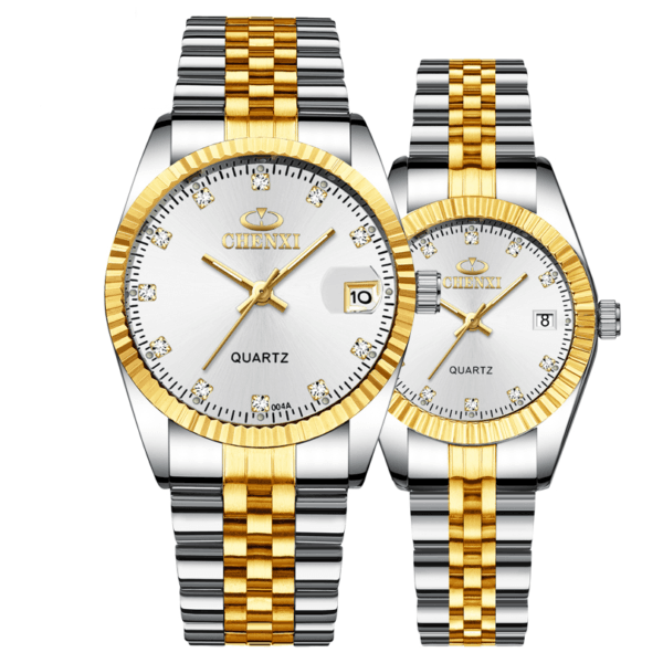 chenxi CHENXI 004 Sleek Numberless Dial Quartz Watch