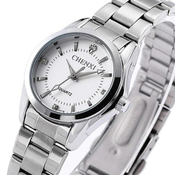 Chenxi CHENXI 021B Elegant Pink Dial Stainless Steel Quartz Watch