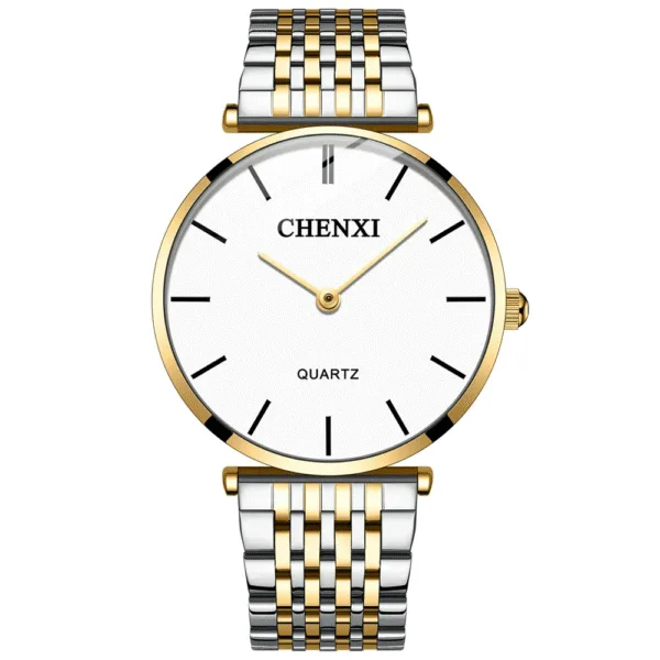Chenxi CHENXI 072 Minimalist Quartz Couple Watch Elegant Dual Design