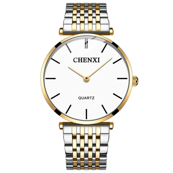 chenxi CHENXI 072 Minimalist Quartz Couple Watch Elegant Dual Design