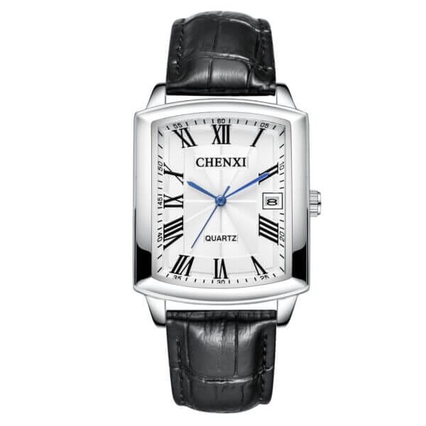 chenxi CHENXI 079 Roman Numeral Leather Quartz Watch