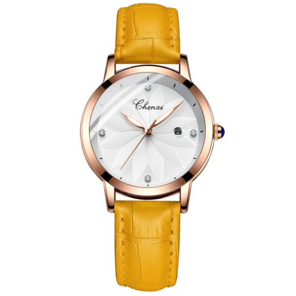chenxi CHENXI 303 Elegant Quartz Watch with Leather Strap