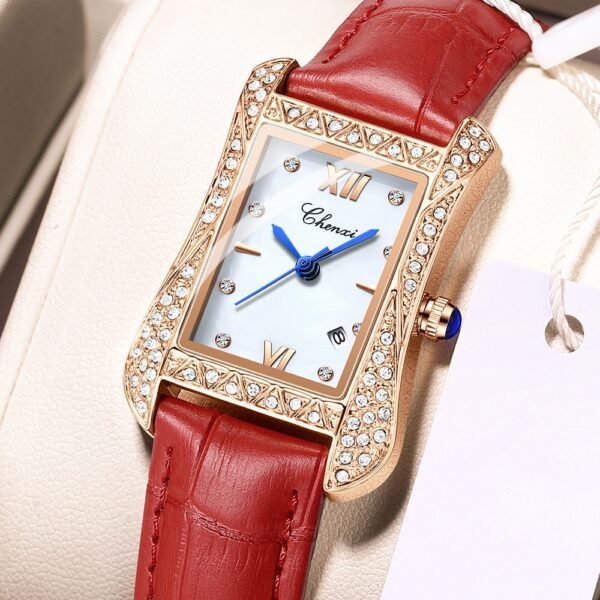 Chenxi CHENXI 318 Luxury Women’s Watch With Roman Numerals & Leather Strap