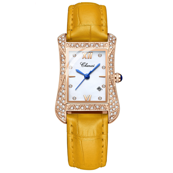 chenxi CHENXI 318 Luxury Women’s Watch with Roman Numerals & Leather Strap