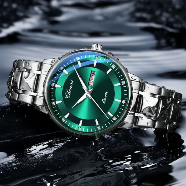 Chenxi CHENXI 601 Elegant Blue Dial With Calendar Display