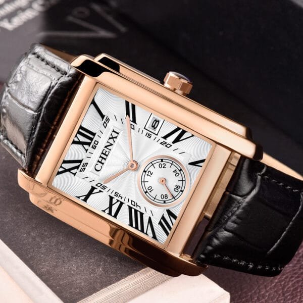 Chenxi CHENXI 8216 Roman Dial Leather Quartz Watch For Men
