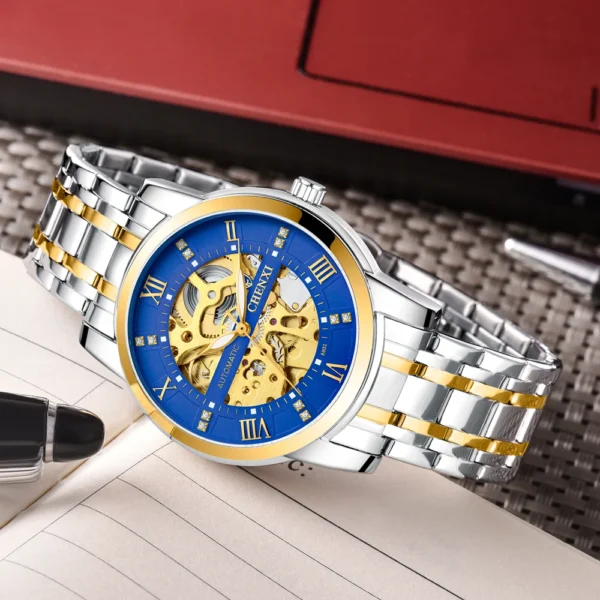 Chenxi CHENXI 8802 Skeleton Automatic Watch With Luminous Dial