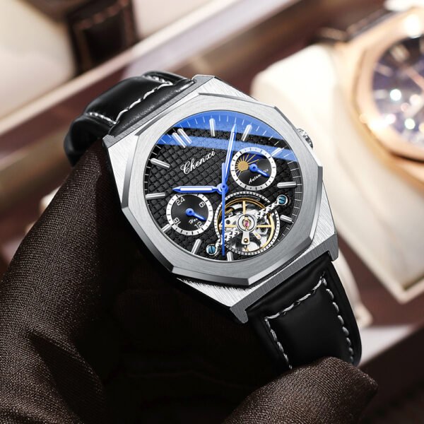 Chenxi CHENXI 8814 Hollow Flywheel Mechanical Watch With Sapphire Finish